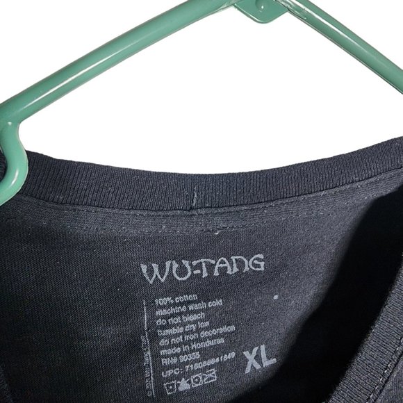 WuTang Clan T Shirt XL Mens Black Short Sleeve Logo - Picture 2 of 4
